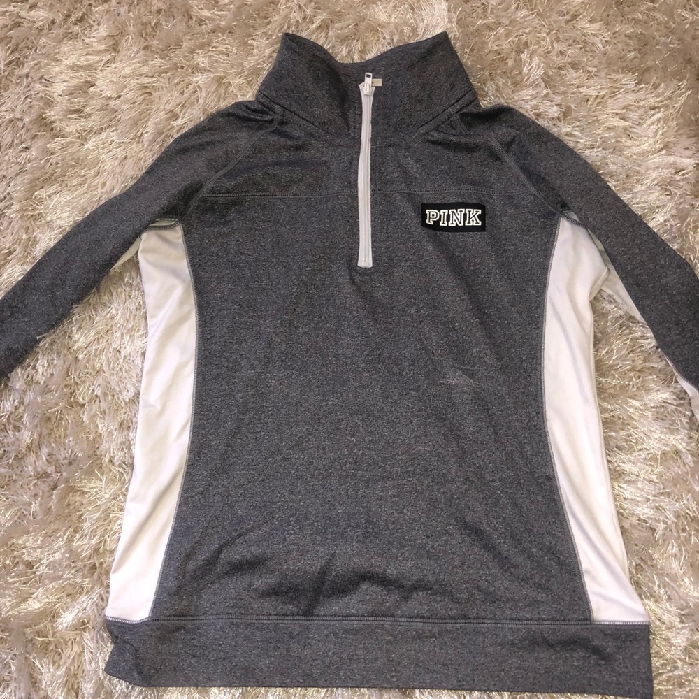 Pink Victoria’s Secret zip pullover